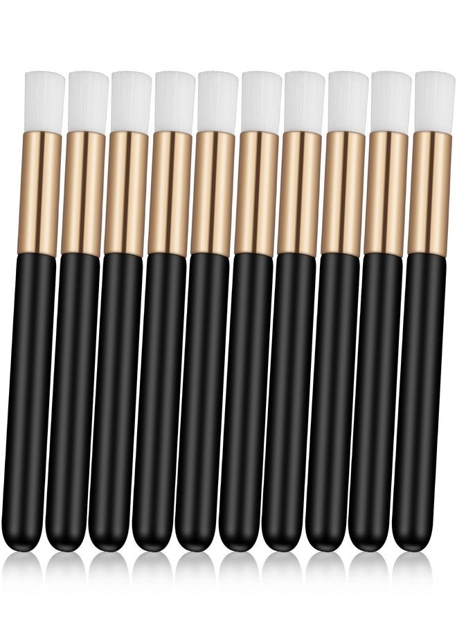 Larrel Lash Brushes for Cleansing, 10 Pcs Reusable Washable Lash Cleaning Brush Lightweight Portable Eyelash Lashes Shampoo Brush for Facial Nose Cleansing (Black) - Image 1